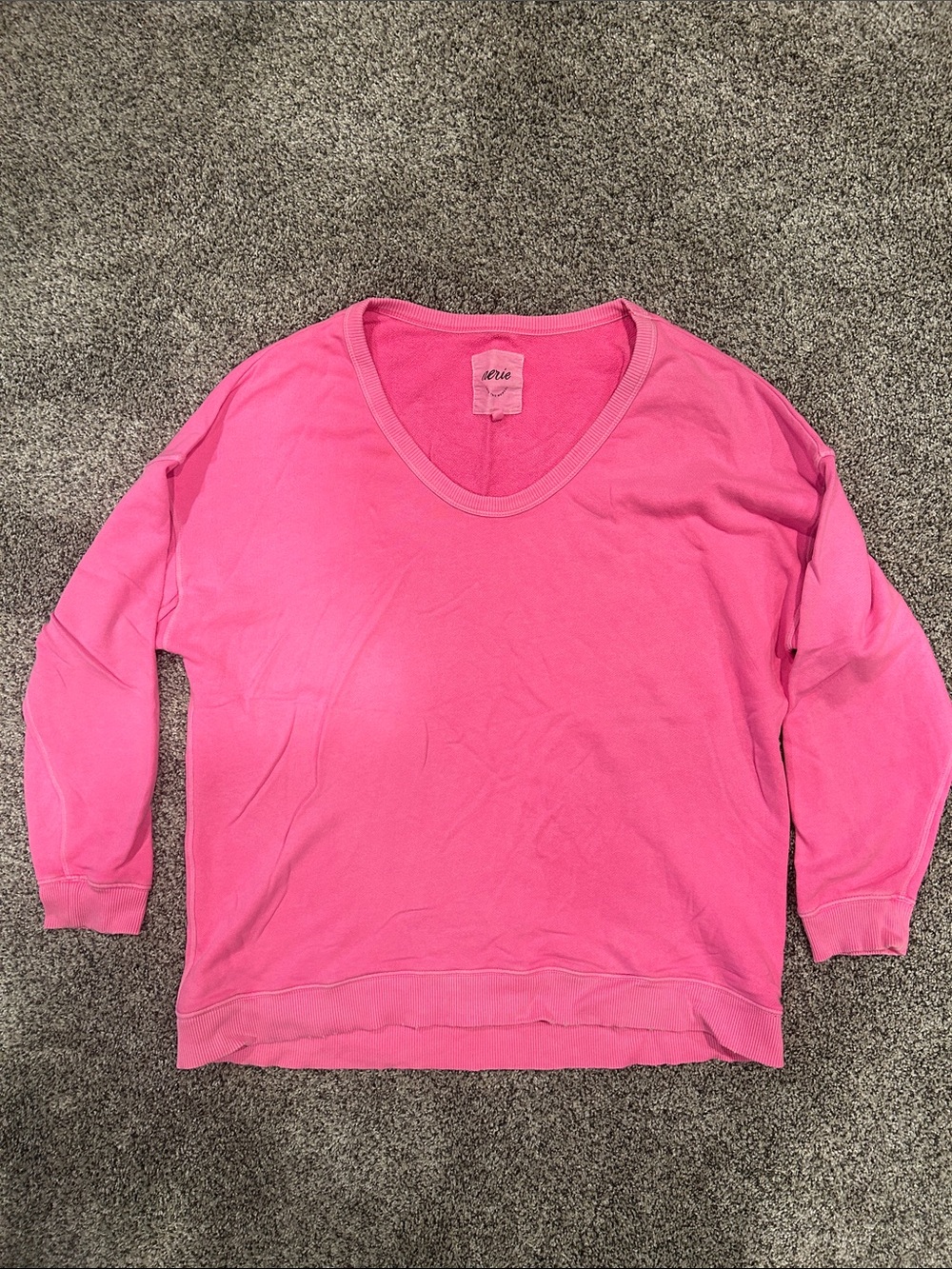 Aerie Oversized Bright Pink Sweatshirt